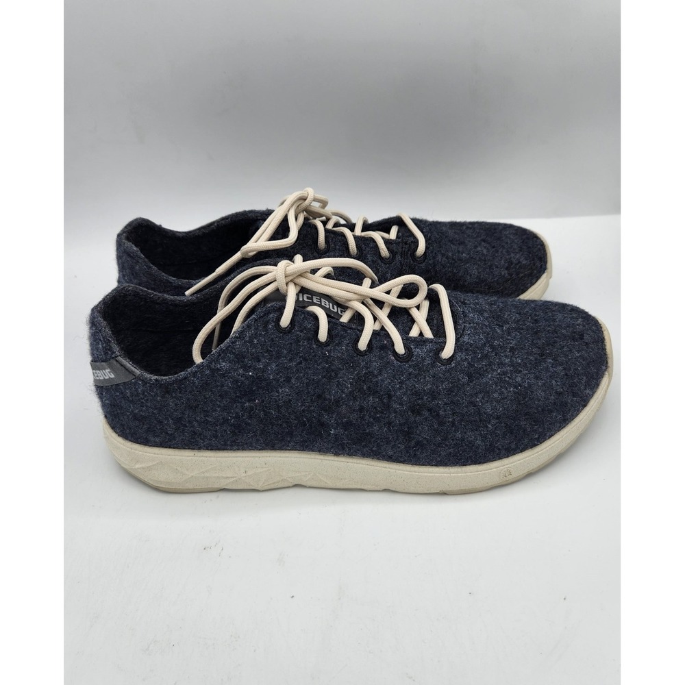 Icebug Eide Wool Biosole Walking Sneaker Shoe Unisex Men's 8 Women's 9.5‎ Gray